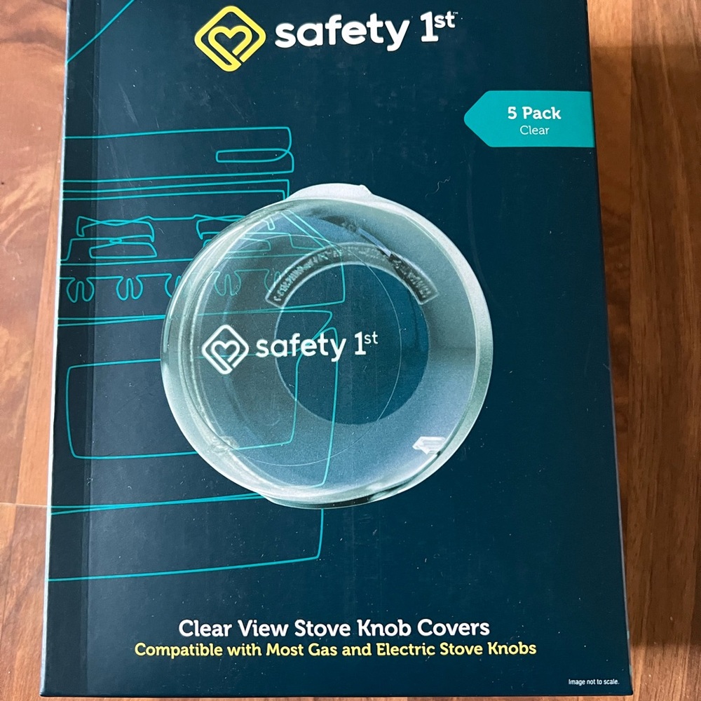 Safety 1st Clear View Stove Knob Covers - Clear (5 Pack)